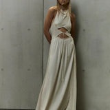 Naomi Gathered Maxi Dress