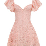 Verity Perfectly Floral Lace Mini Dress