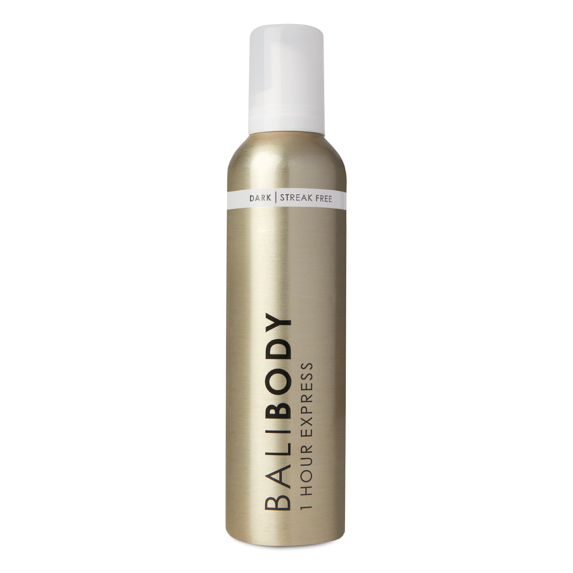 1 Hour Express Tan Dark self-tanning spray bottle with white cap — Bali Body | Endless UAE