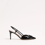 Vlogo Signature Patent Leather Slingback Pump