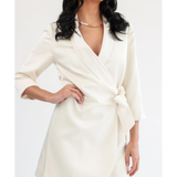 "The Sarah" Wrap Blazer Dress