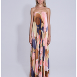 Black Tie Gown Pleated