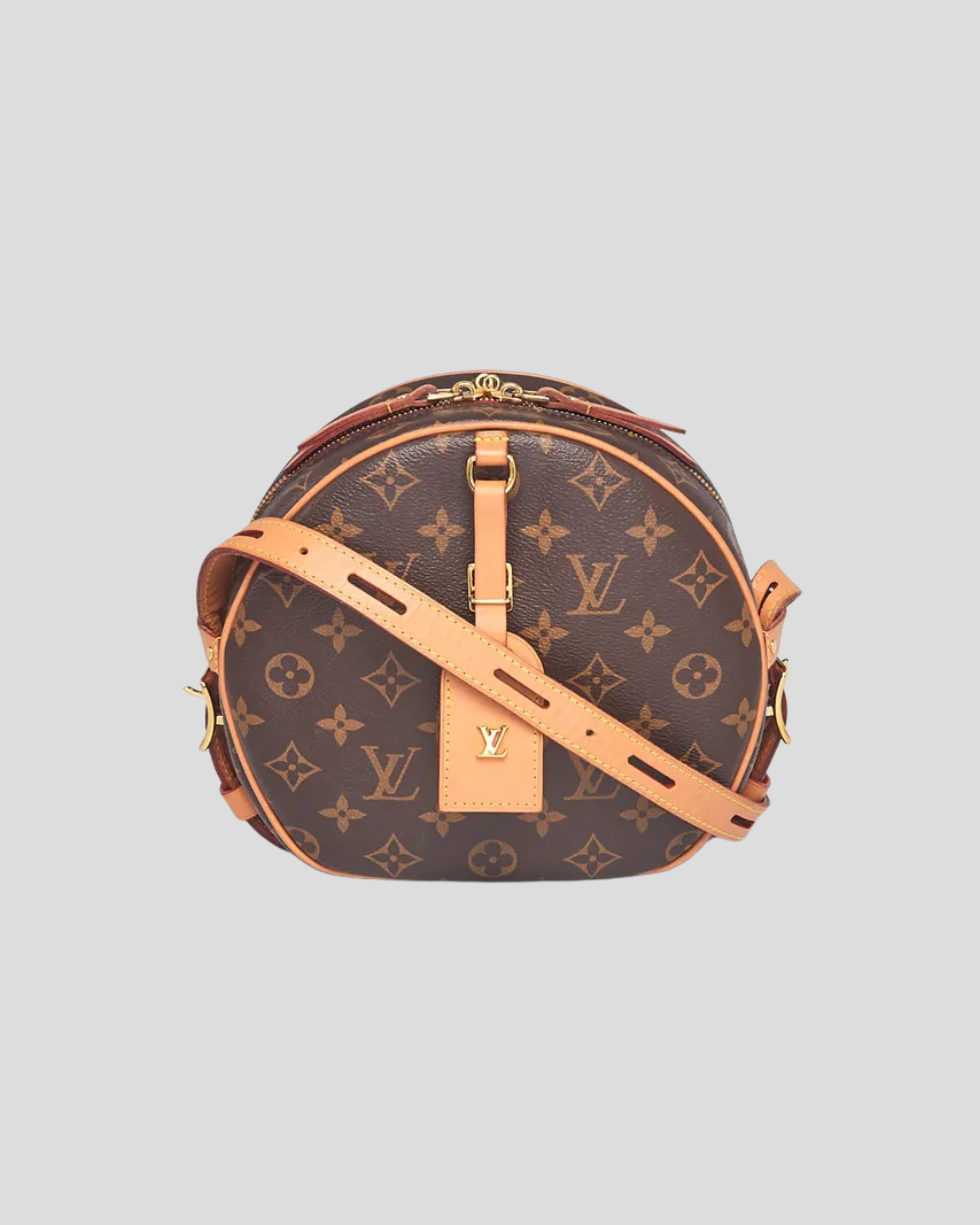 Louis Vuitton Boite Chapeau Souple MM monogram canvas crossbody bag with leather strap — Louis Vuitton | Endless UAE