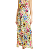 Samantha Floral Faux Wrap Dress