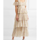 Wallflower Floral Embroidered Gown