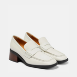 Leather Loafer Pumps