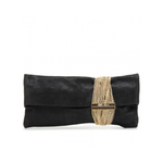 Silver chain tassel clutch with Jimmy Choo logo plate — Jimmy Choo | Endless UAE