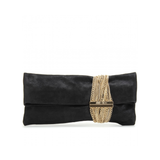 Silver chain tassel clutch with Jimmy Choo logo plate — Jimmy Choo | Endless UAE