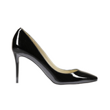 Black patent leather pointed-toe pumps with stiletto heel — Jimmy Choo | Endless UAE
