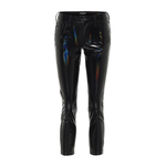 High-rise skinny PVC pants in black — Junya Watanabe | Endless UAE