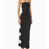 Hoja Rota Sheer-panel Dress