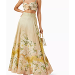 Floral Print Crop Top and Maxi Skirt Co-ord Set — Zimmermann | Endless UAE