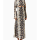 Sly Serpent Cut-out Maxi Dress