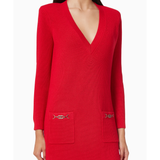 Rib-knit Mini Dress in Viscose