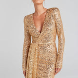 Leah Gold Dress