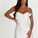 Otillie Rose Halter Mini Dress