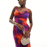 Keisha Cowl Neck Maxi Dress