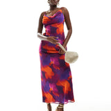 Keisha Cowl Neck Maxi Dress