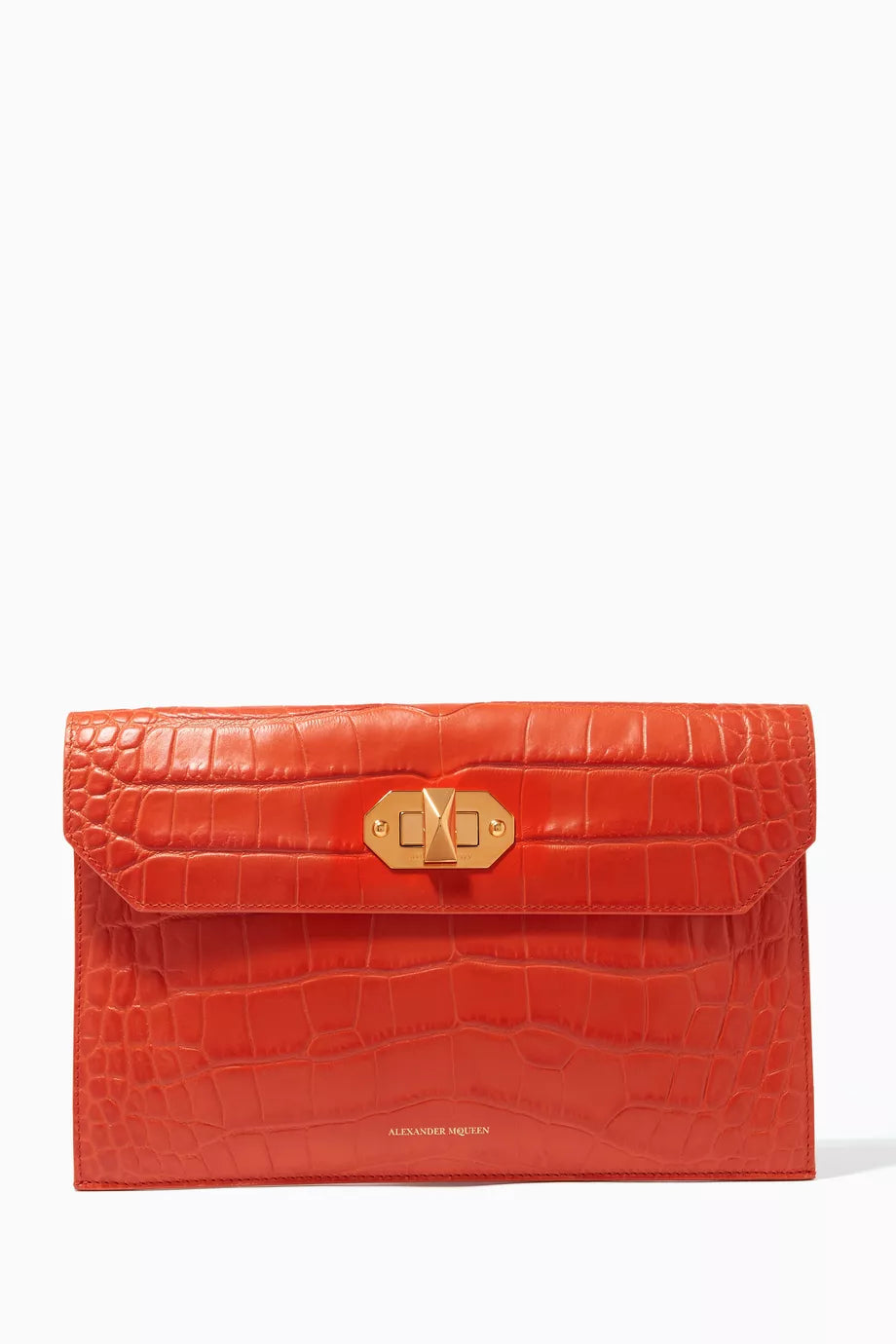 Croc Envelope Clutch - Endless - UAE Rental and Resale for Women's Fashion