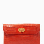 Croc Envelope Clutch - Endless - UAE Rental and Resale for Women's Fashion