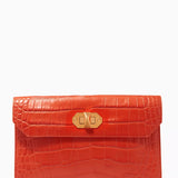 Croc Envelope Clutch - Endless - UAE Rental and Resale for Women's Fashion