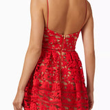 Mini Azaelea Red Mini Dress