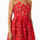 Mini Azaelea Red Mini Dress