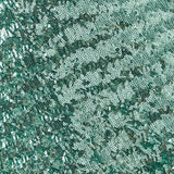 Green sequin mini dress with flutter sleeves and O-ring detail — Oseree | Endless UAE