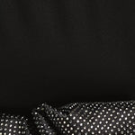 Woman wearing black turtleneck maxi gown with embellished puff sleeves — Endless | Endless UAE