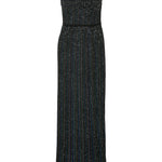 Black sequined sleeveless maxi dress with spaghetti straps — Missoni | Endless UAE