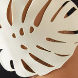 Black strapless maxi dress with white leaf cutouts down the side — Bahia Maria | Endless UAE