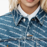 Logo Print Denim Jacket