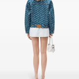 Logo Print Denim Jacket