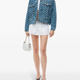 Logo Print Denim Jacket