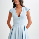Keely Cotton Cap Sleeve Mini Dress