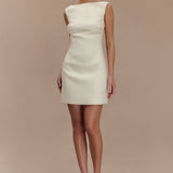 Angela Textured Boucle Mini Dress