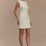 Angela Textured Boucle Mini Dress