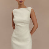 Angela Textured Boucle Mini Dress