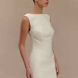 Angela Textured Boucle Mini Dress