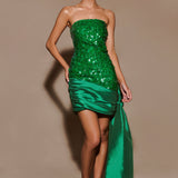 Franka Strapless Bow Mini Dress