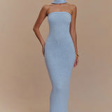 Andrea Strapless Knit Maxi Dress
