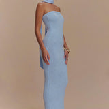 Andrea Strapless Knit Maxi Dress
