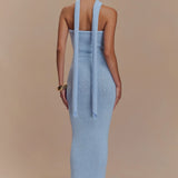 Andrea Strapless Knit Maxi Dress