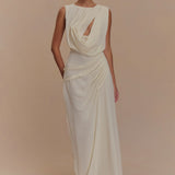 Oria Chiffon Maxi Dress