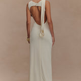 Henley Slinky Drape Maxi Dress