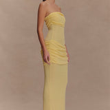 Elora Strapless Knit Maxi Dress