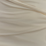 Cream sleeveless maxi dress with beaded neckline and side cutouts — Meshki | Endless UAE