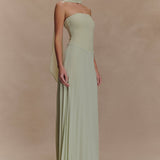 Caira Chiffon Scarf Maxi Dress