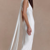 Wisteria Slinky Maxi Dress