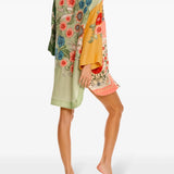 Riveria Radiance Chrissy Harvest Floral Cotton-Blend Shirt